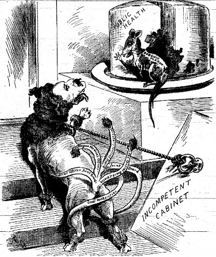 Figure 1. An early example of a personification of the rat as plague, from the Australian paper Worker, 12 May 1900, in an article entitled ‘The Government and the Plague’ (p. 4)