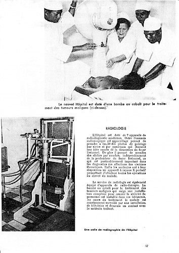 Figure 3. ‘Radiology’, in Cambodge d’Aujourd’hui, 1960. Courtesy of the Center for Khmer Studies Library.