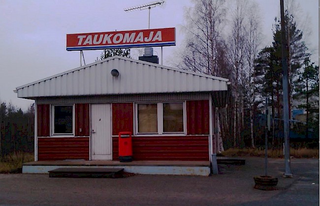 10. Truck stop motel complete with sauna in Änkilä, 2013.