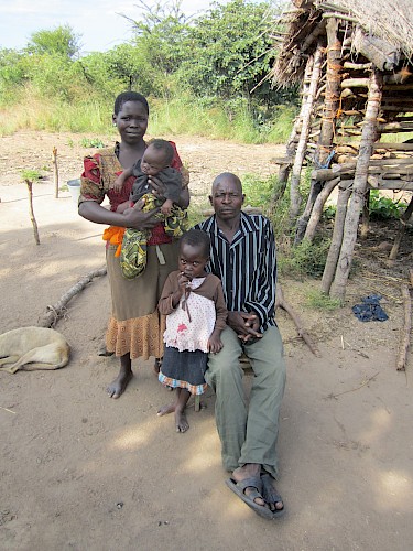 Photograph 8: Farmer (44) with his second wife and their children