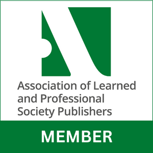 Association of Learned and Professional Society Publishers logo: half a white letter A in a green box