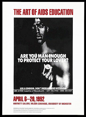 Artifact brought by Brian Goldfarb; &amp;amp;amp;amp;amp;amp;amp;#039;The Art of AIDS Education&amp;amp;amp;amp;amp;amp;amp;#039;, exhibition poster